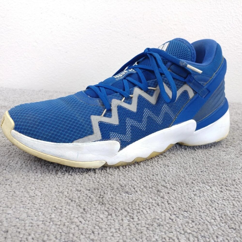 Adidas D.O.N. Issue #2 Collegiate Royal Blue Mens Size 13.5 Basketball Shoes